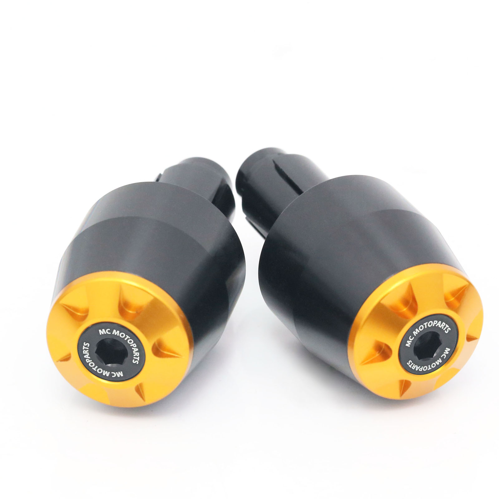 Gold STORM Handle Bar End Weights For Kawasaki ZX-14 ZZR1400 ZX