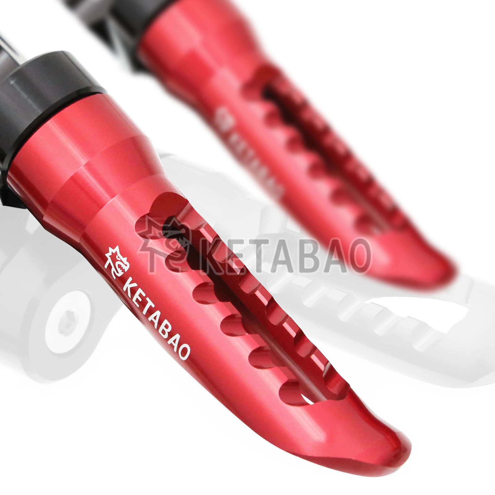 Blue 25mm Extended Front Foot Pegs BOB For Kawasaki Ninja ZX