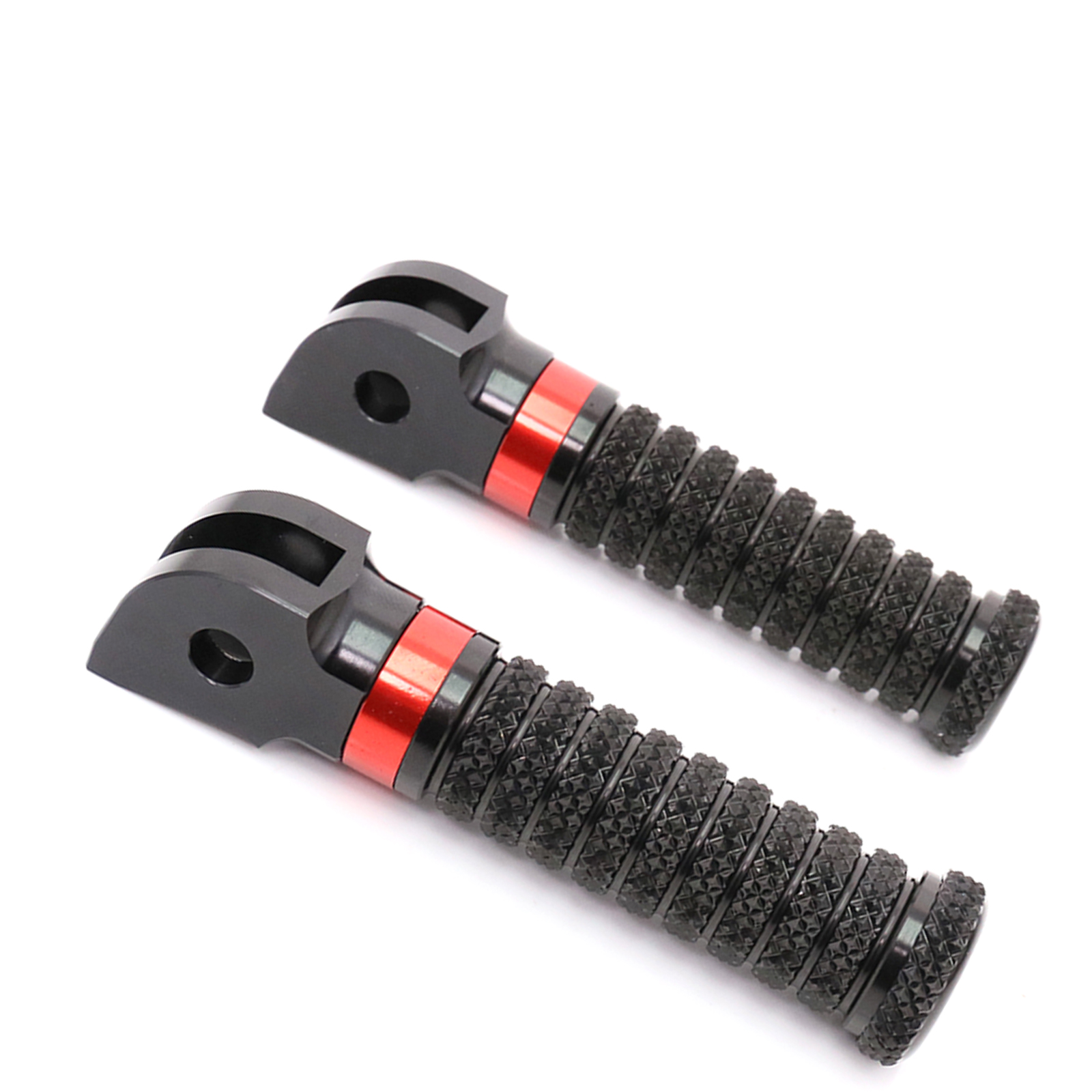 RRING Red Front Pedal Foot Pegs For ZX-6R NINJA ZX-600 95-98