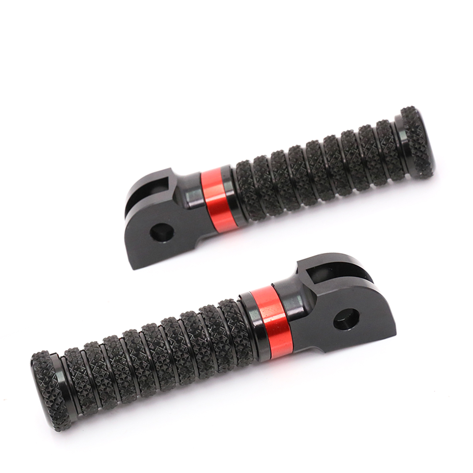 PE・CHA 22 RRING Red Front Pedal Foot Pegs For Kawasaki Ninja ZX-25R 21