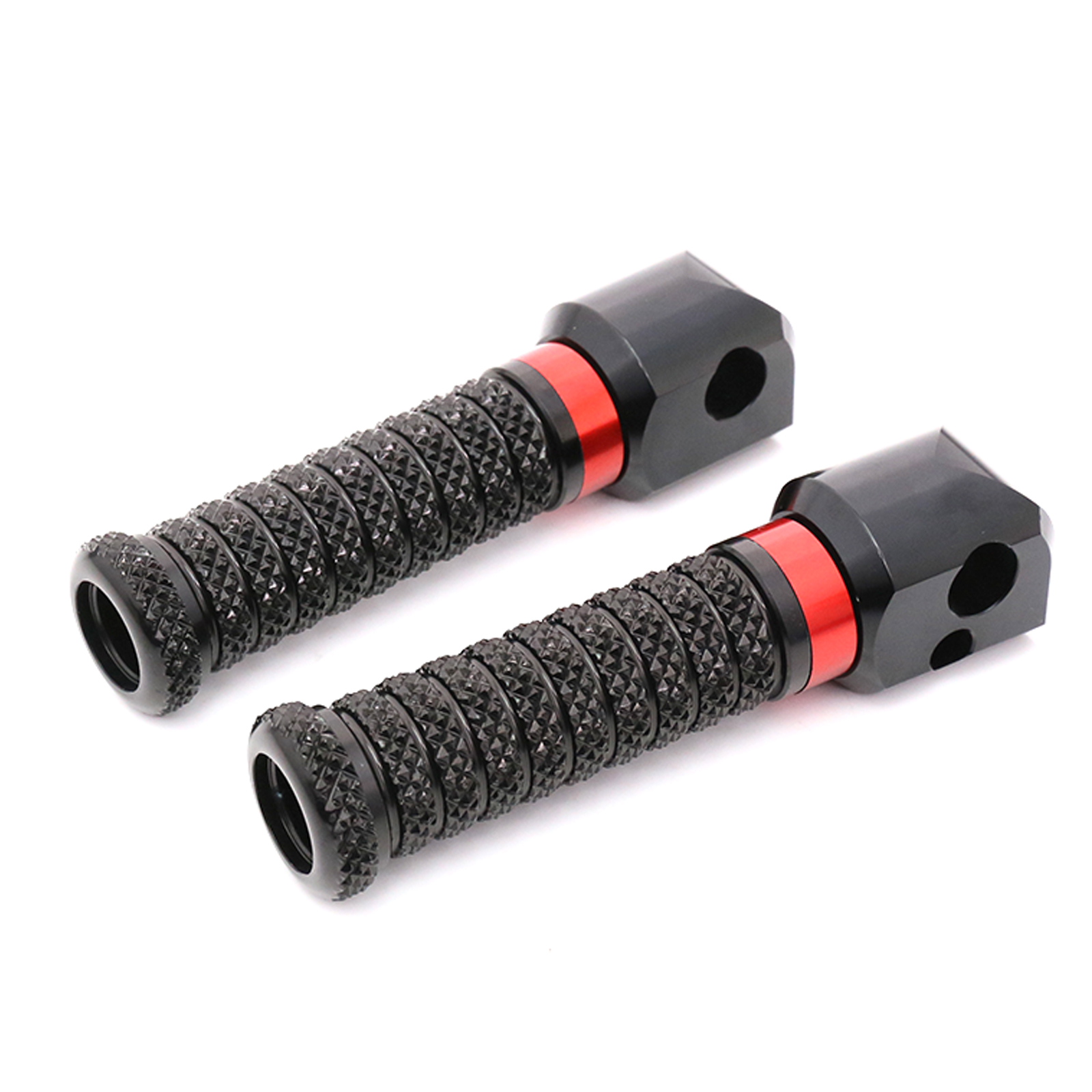 RRING Red Passenger Pedal Foot Pegs For ZX-6R NINJA ZX-600