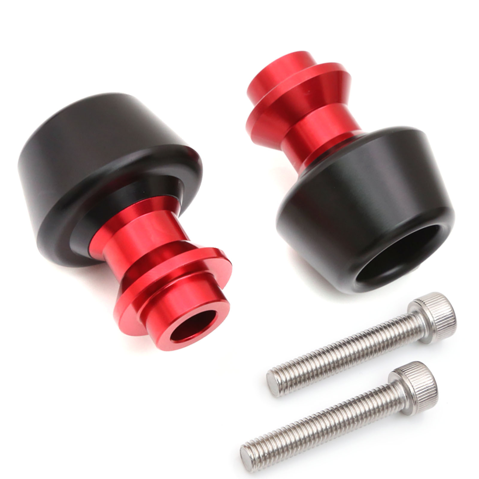 Red SP01 CNC Racing Swingarm Spools M8 For Kawasaki Ninja ZX-25R