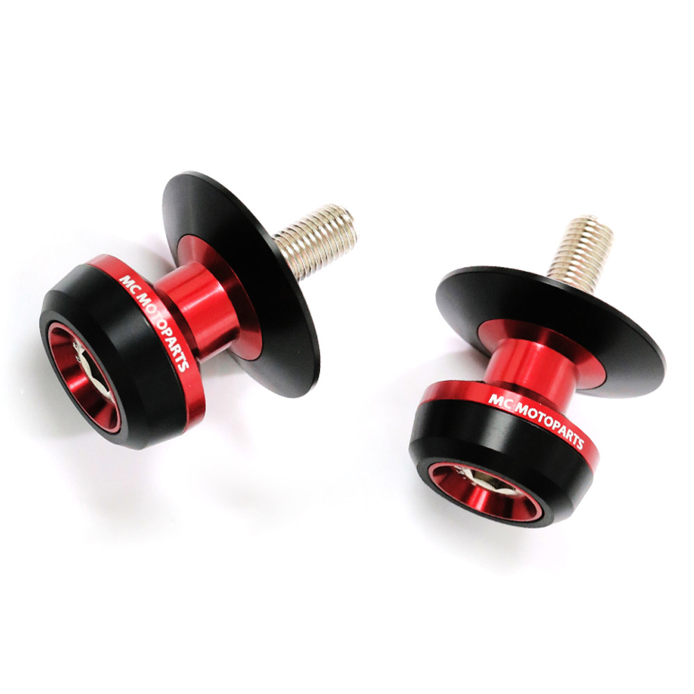 Black Twall CNC Racing Swingarm Spools M8 For ZX-10RR Ninja 21 22
