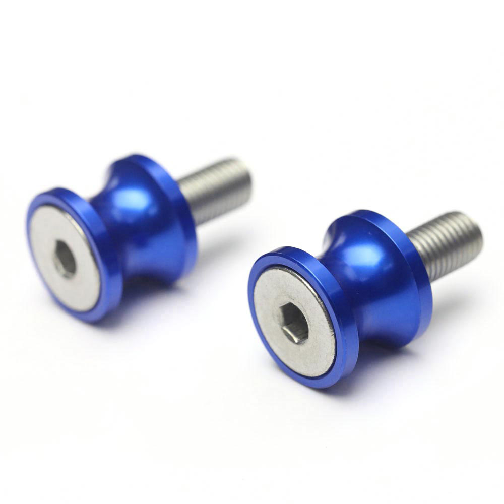 Green M8 Rear Bobbins Swingarm Spools XP For Kawasaki Z900 RS