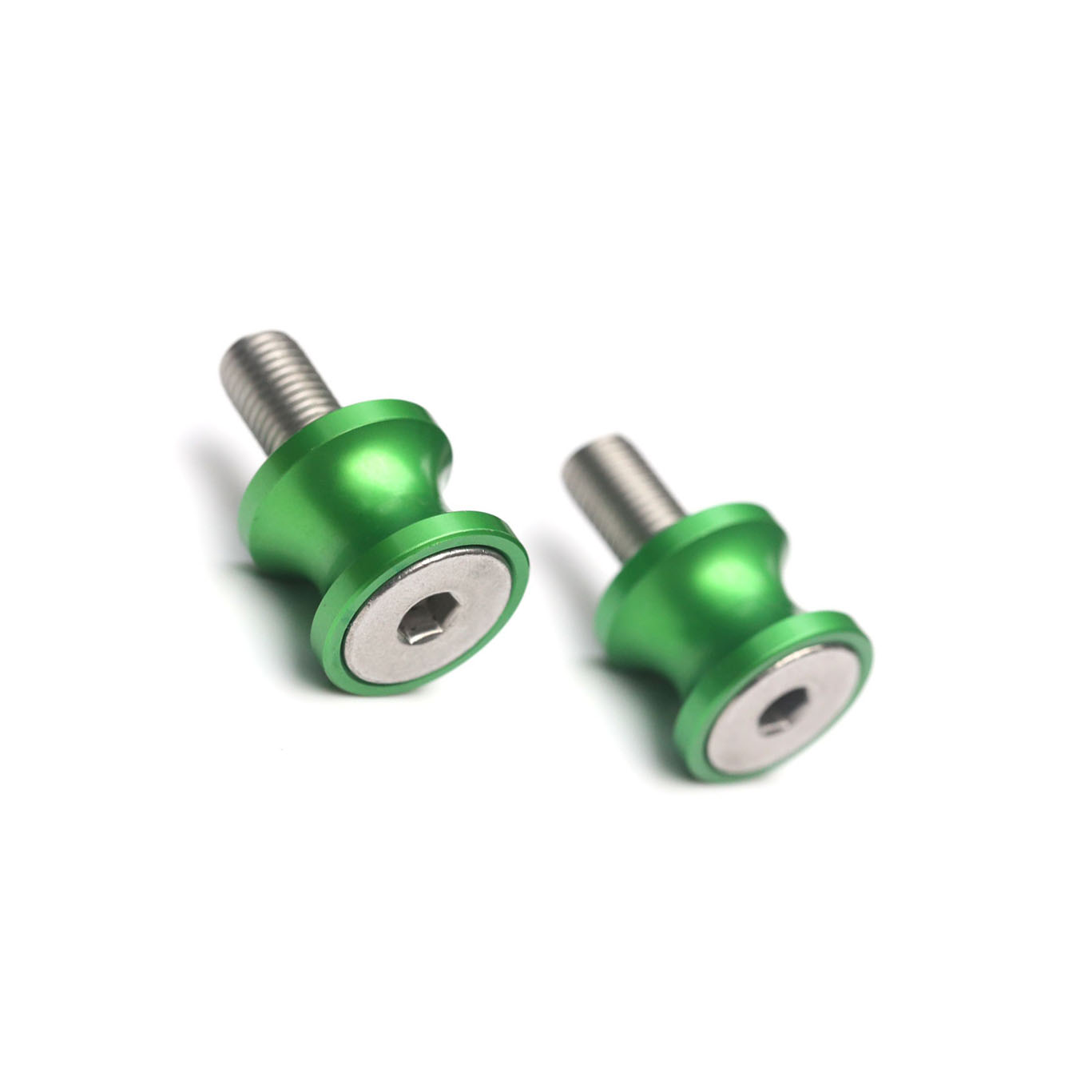 Blue M8 Rear Bobbins Swingarm Spools XP For Kawasaki ZX-6R 636 13