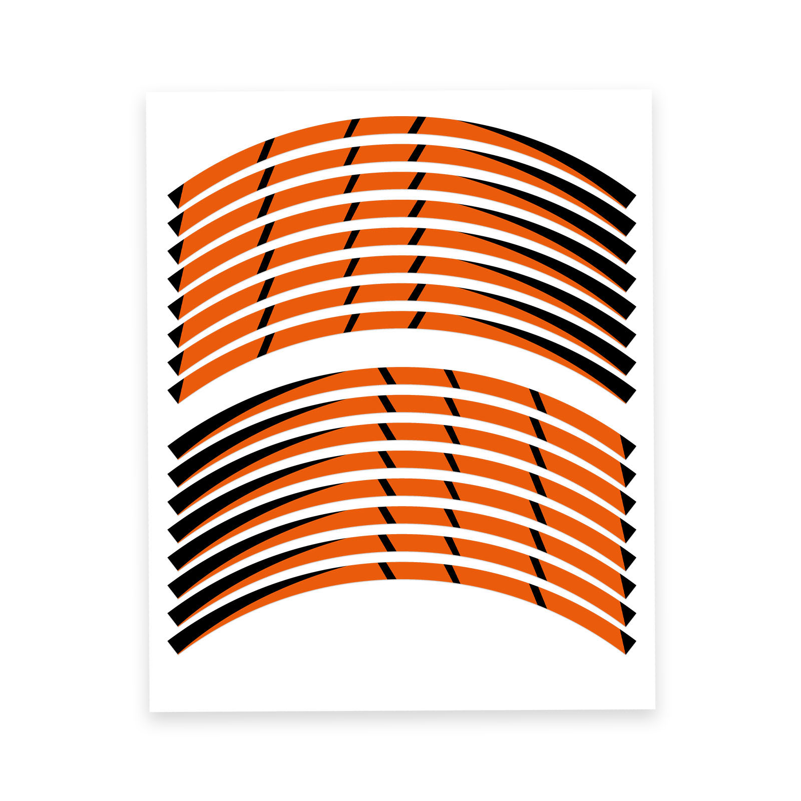 Blue 17 inch Tape Stripe Rim Stickers S01B For Triumph STREET TRIPLE 675 07-21 - Picture 12 of 15
