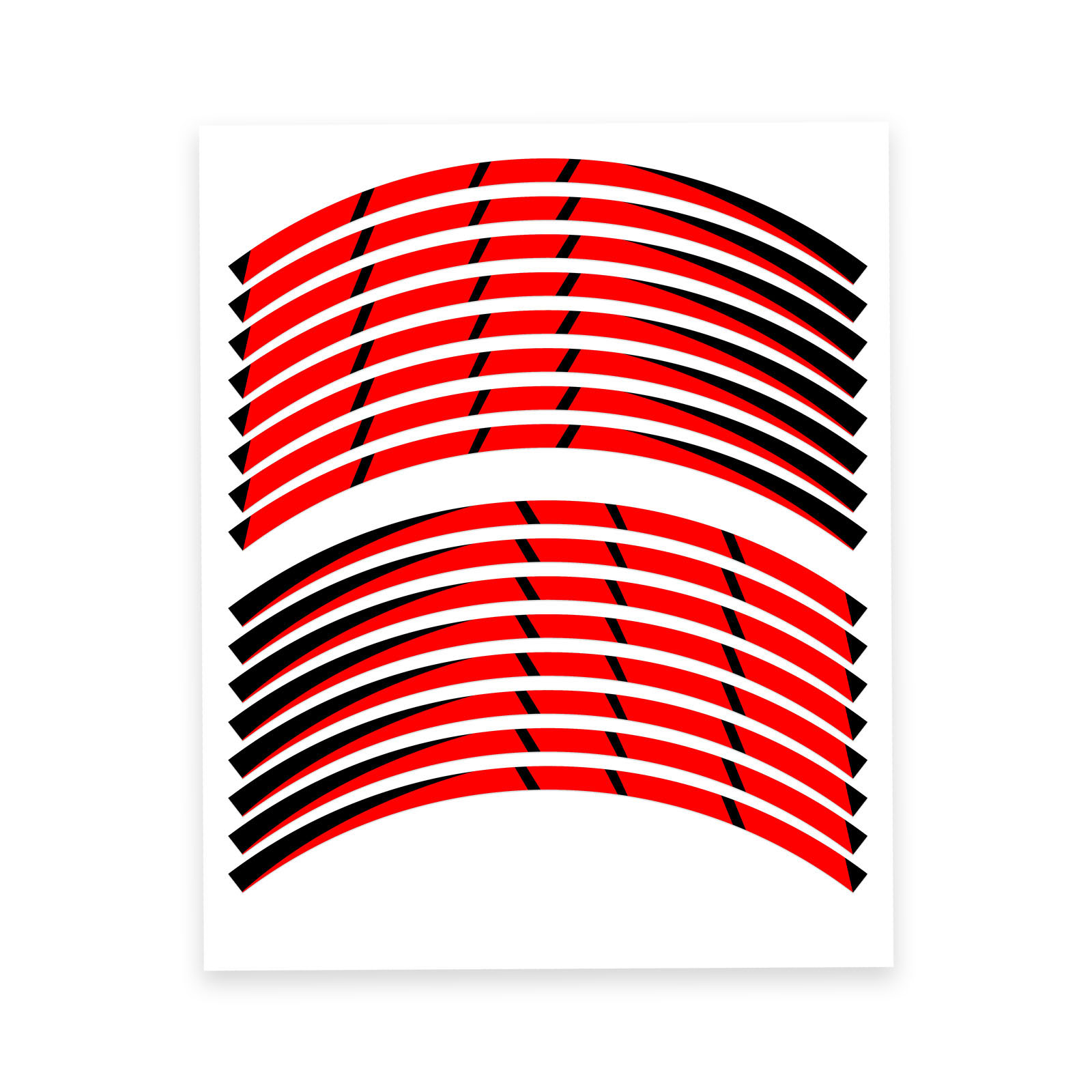 Blue 17 inch Tape Stripe Rim Stickers S01B For Triumph STREET TRIPLE 675 07-21 - Picture 13 of 15