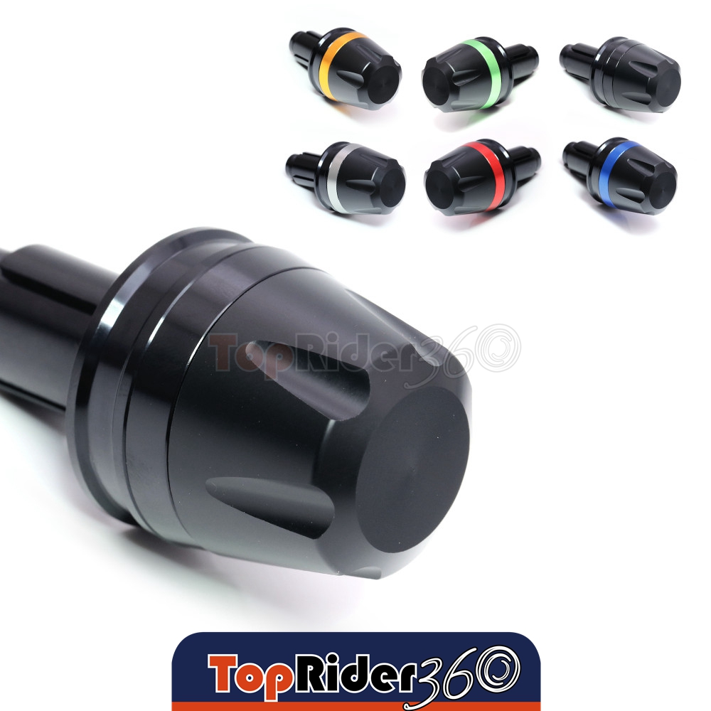 happiness BLACK Handlebar Bar Ends MOIRE For Suzuki Bandit 1200 97-00
