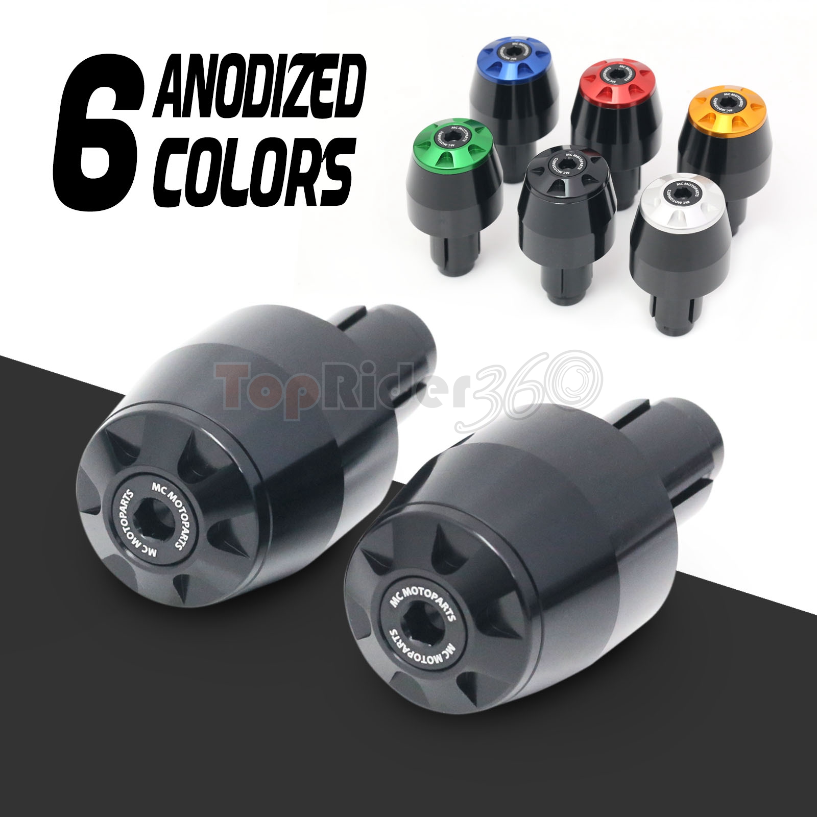 BLACK Handlebar Bar Ends STORM For Kawasaki ZZR1100 90-01 00