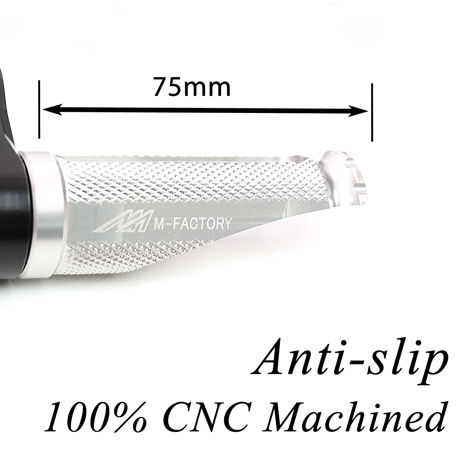 SILVER Shinobi 25mm Extend Front Foot Pegs For Kawasaki ZX SILVER Shinobi 25mm Extend Front Foot Pegs For Kawasaki ZX