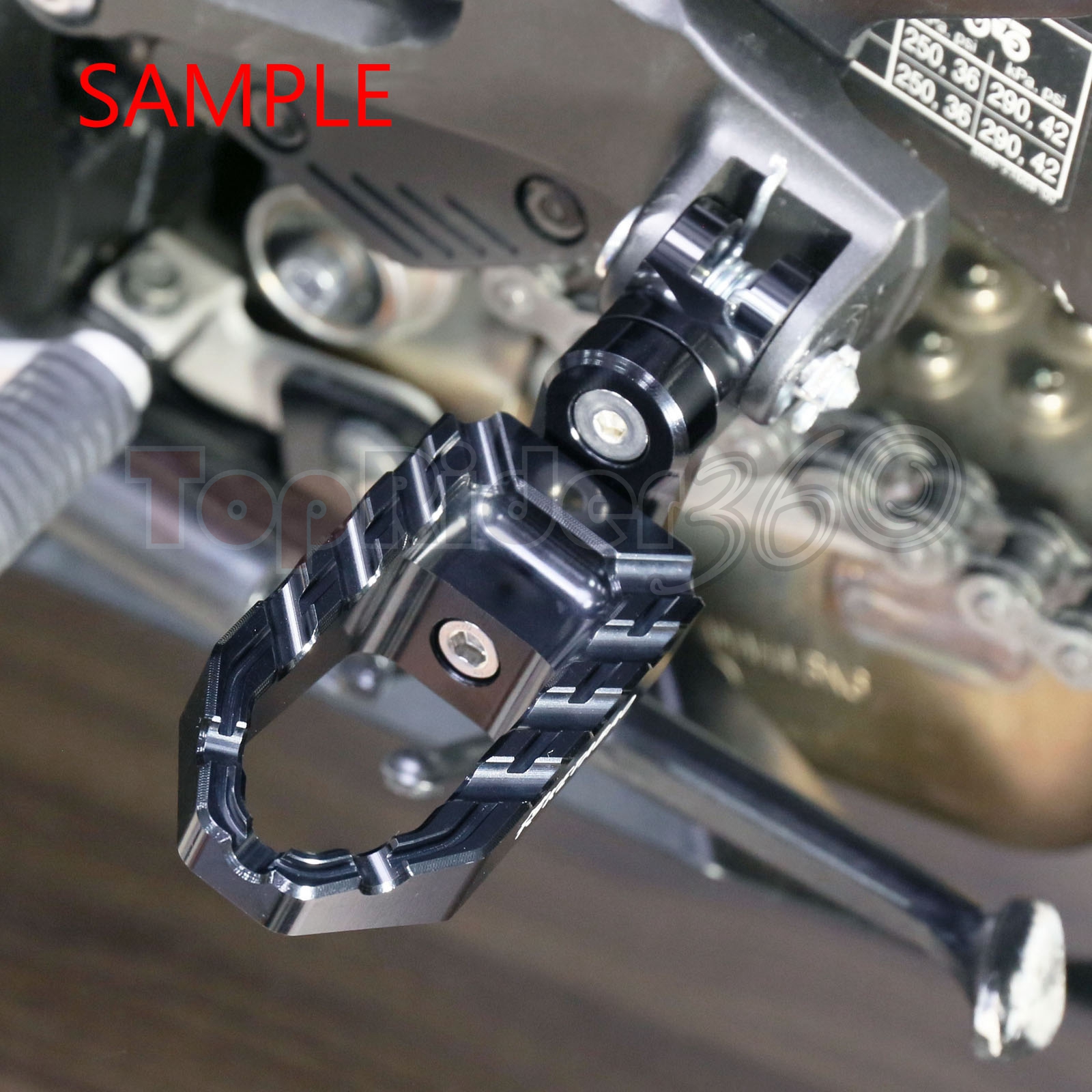 Adjustable Highway Wide BUZZ Rear Foot Pegs For DUCATI Monster 821 1200
