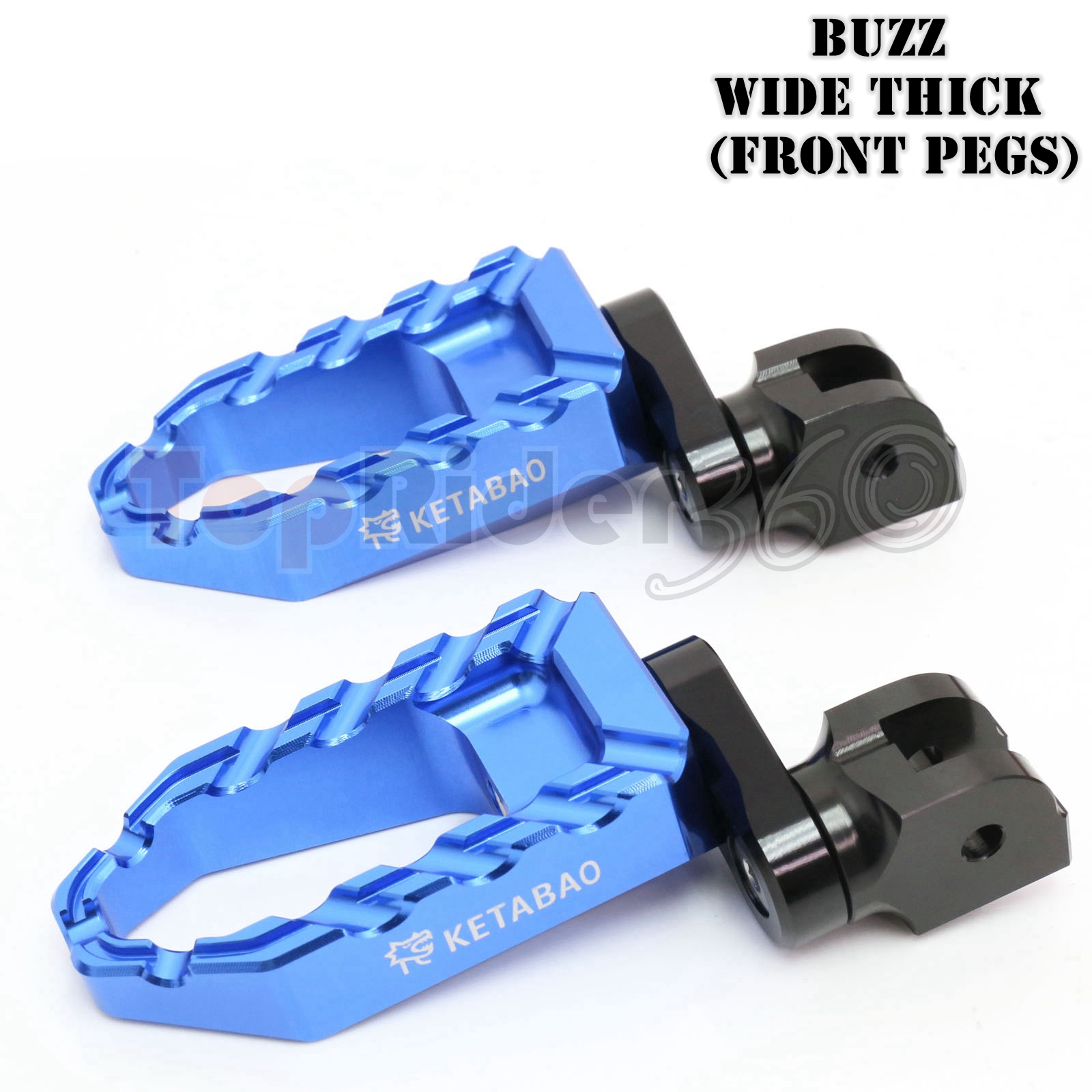 25mm Extension BUZZ Highway Front Foot Pegs For Yamaha FZS1000 FZ6 FZ1