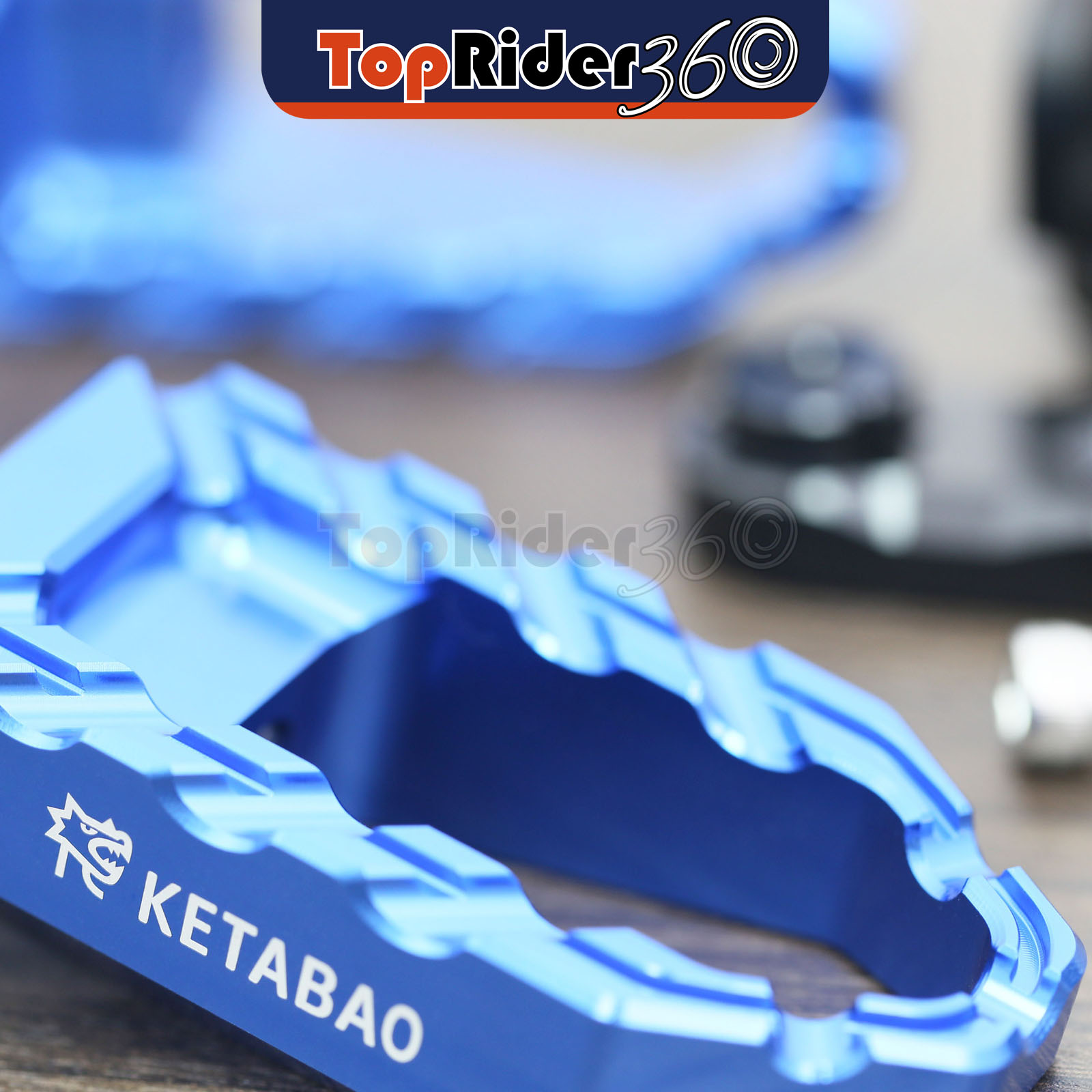 BLUE 25mm Extended BUZZ Front Foot Pegs For Kawasaki ZX-10R 04-10