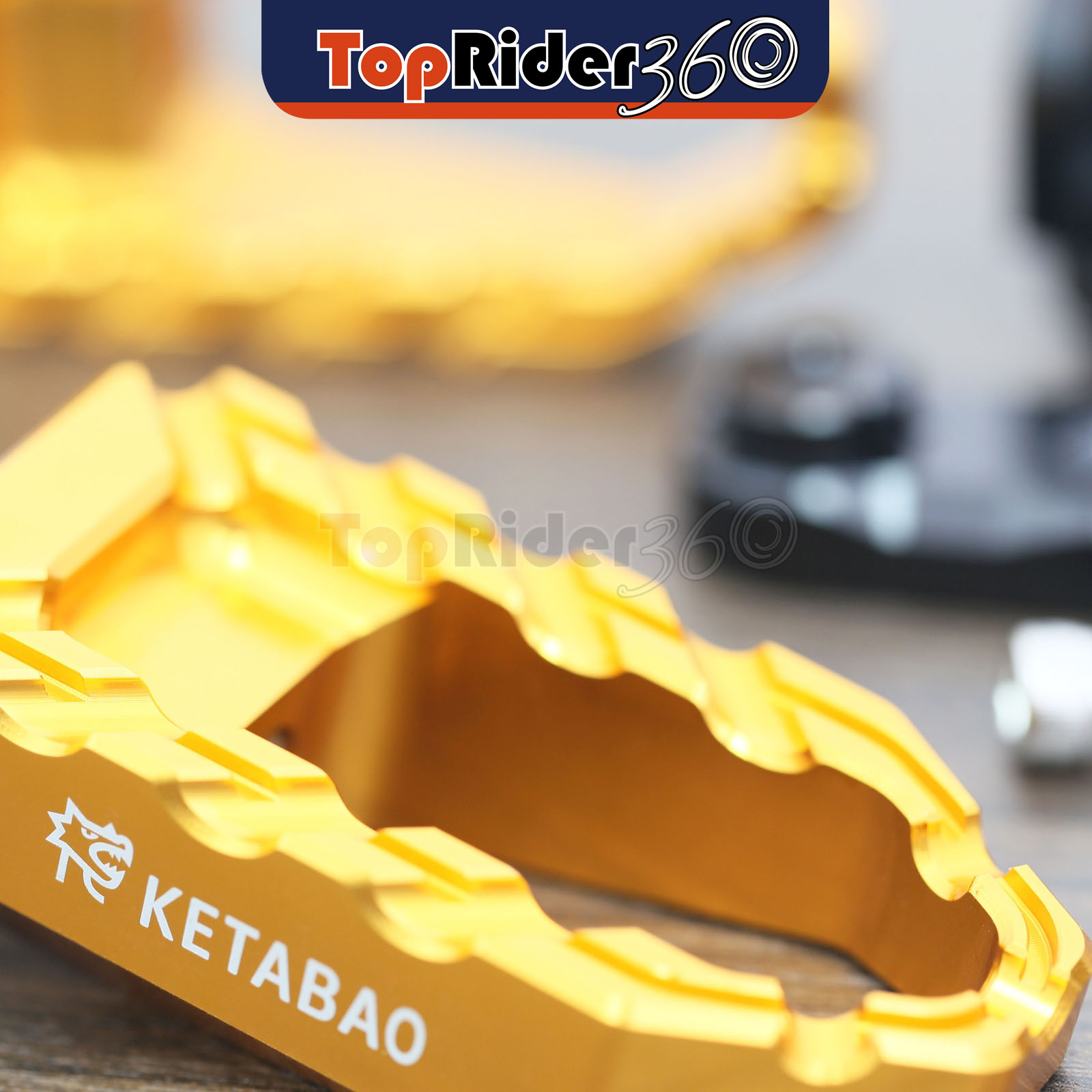 GOLD 25mm Extended BUZZ Front Foot Pegs For Kawasaki ZX-10R 04-10